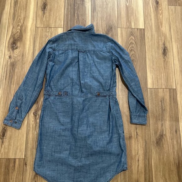 Duluth Trading Co Women's rootstock chambray shirt denim Dress size XS - Picture 7 of 7